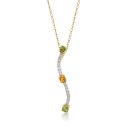 9ct Gold Diamond Pendant-DPL228