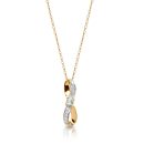 9ct Gold Diamond Pendant-DPL231