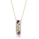 9ct Gold Diamond Pendant-DPL316P