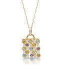 9ct Gold Diamond Pendant-DPL402P