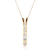 9ct Gold Diamond Pendant-DPL9