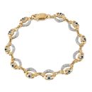 9ct Gold Claddagh Bracelet - CLB4G