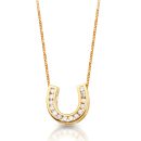 9ct Gold Diamond Pendant-DPL28