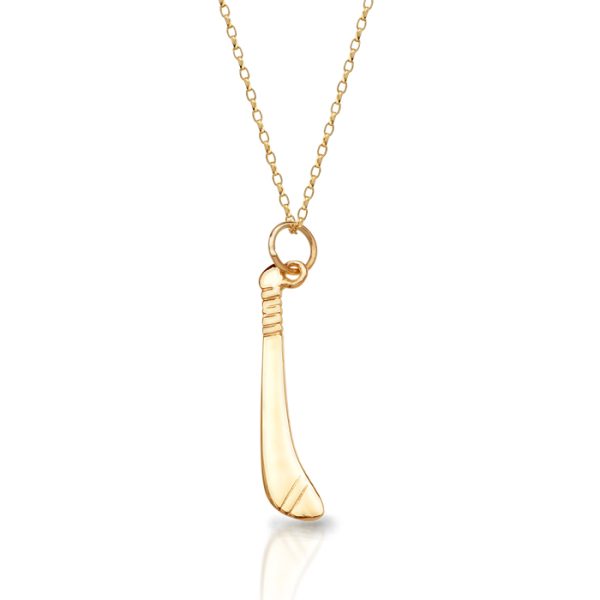 9ct Gold Hurley Stick Pendant-P926