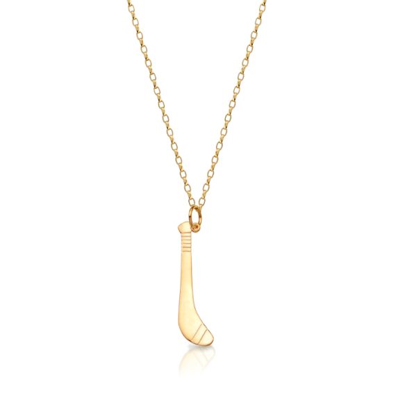 9ct Gold Hurley Stick Pendant-P928