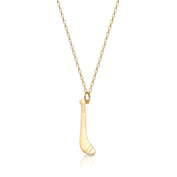 9ct Gold Hurley Stick Pendant-P928