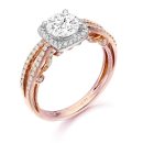 9ct Gold CZ Ring-R325R