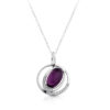 9ct Gold CZ Pendant-P284AW