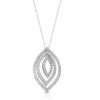 9ct Gold CZ Eyecon Pendant-P259W