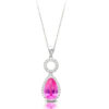 9ct Gold CZ Pendant-P261WP