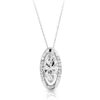 9ct Gold CZ Pendant-P297W