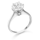9ct Gold CZ Engagement Ring-R159W