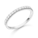 9ct Gold CZ Wedding Ring-R139W