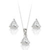 9ct Gold CZ Pendant-SET7W