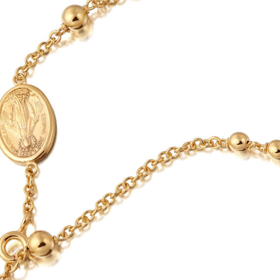 Gold Rosary Bracelet