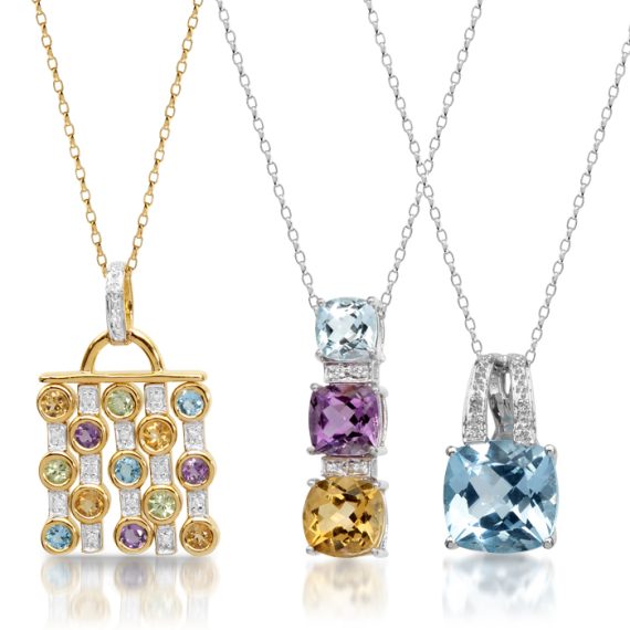 Precious Stone Pendants