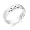 9ct Gold Claddagh Wedding Band-CL22W