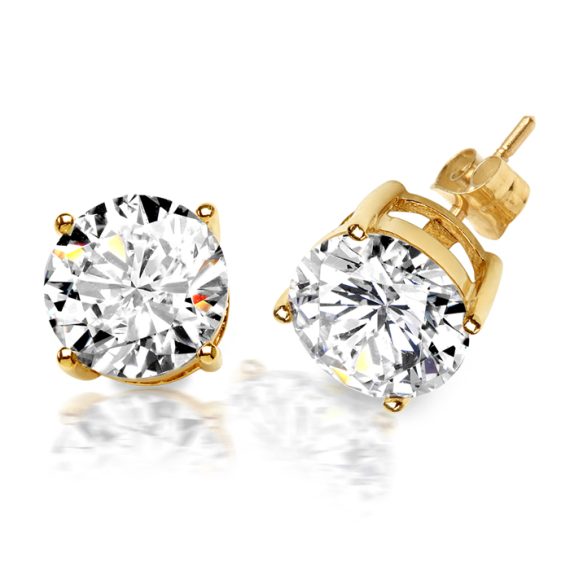 CZ Stud Earrings-E203