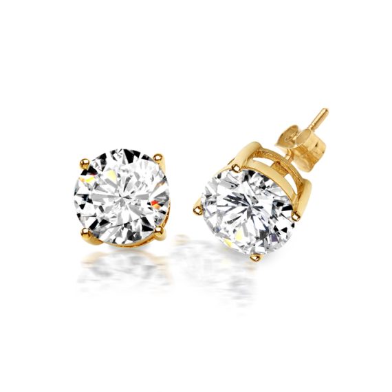 CZ Stud Earrings-E206