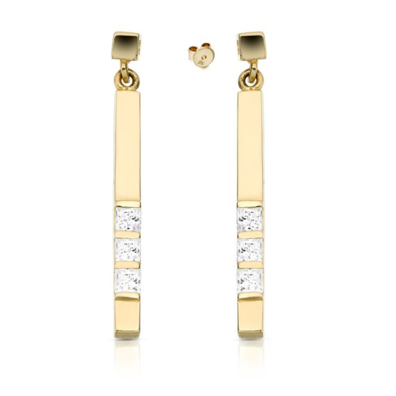 CZ Earrings-E61