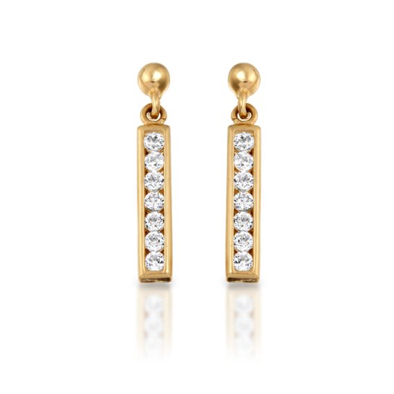 CZ Earrings-E63