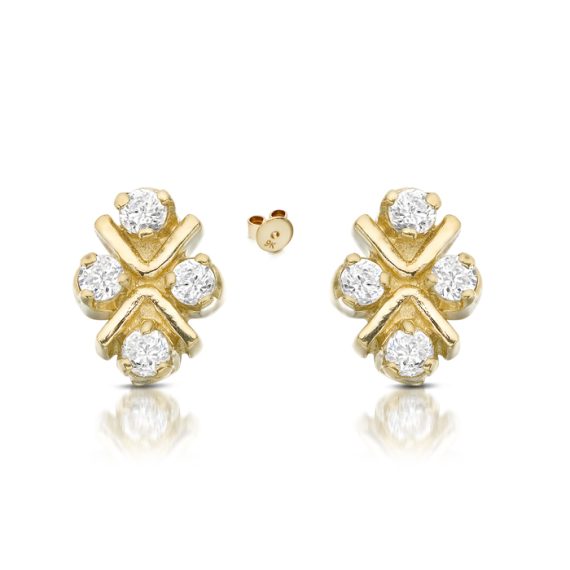 CZ Earrings-E64