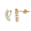 CZ Stud Earrings-E7442