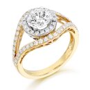 CZ Solitaire Engagement Ring-R335