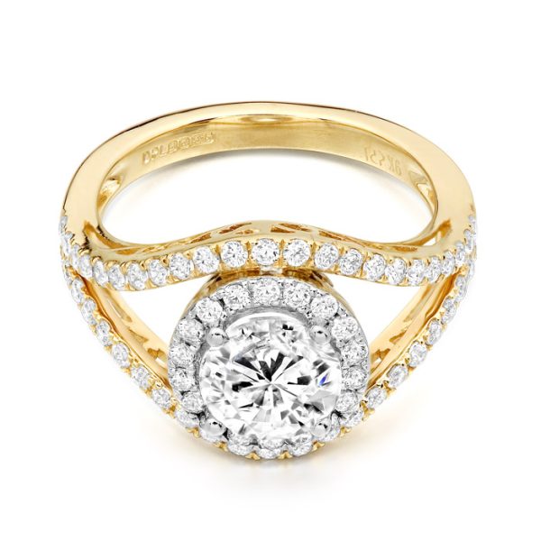 CZ Solitaire Engagement Ring-R335