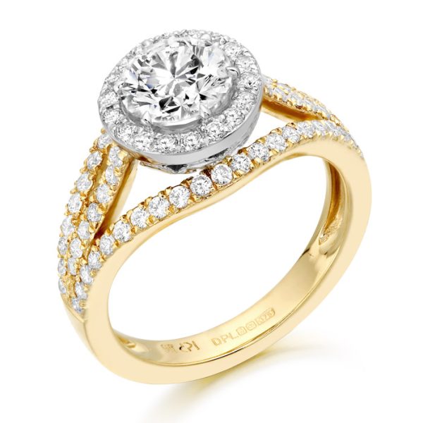 CZ Engagement Ring-R340