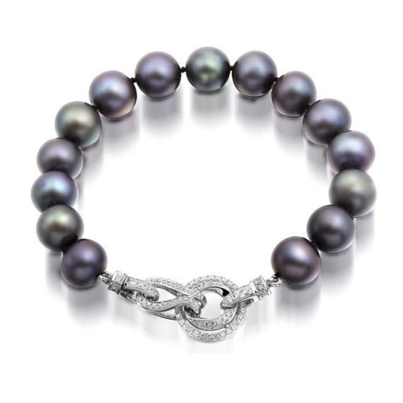 Silver Cultured Pearl Bracelet - PL53TB