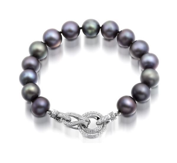 Silver Cultured Pearl Bracelet - PL53TB