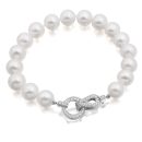 Silver Cultured Pearl Bracelet - PL54B