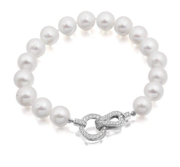 Silver Cultured Pearl Bracelet - PL54B