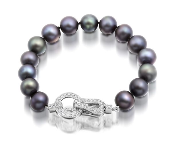 Silver Cultured Pearl Bracelet - PL54TB