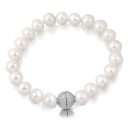 Silver Cultured Pearl Bracelet - PL55B