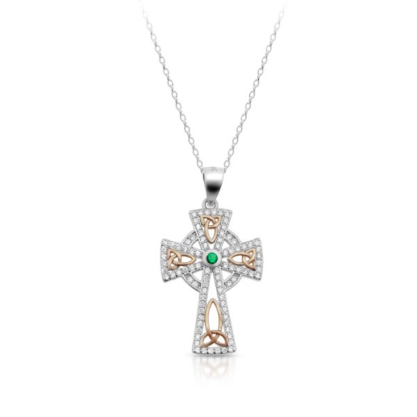 Silver Celtic Cross Pendant-SC81