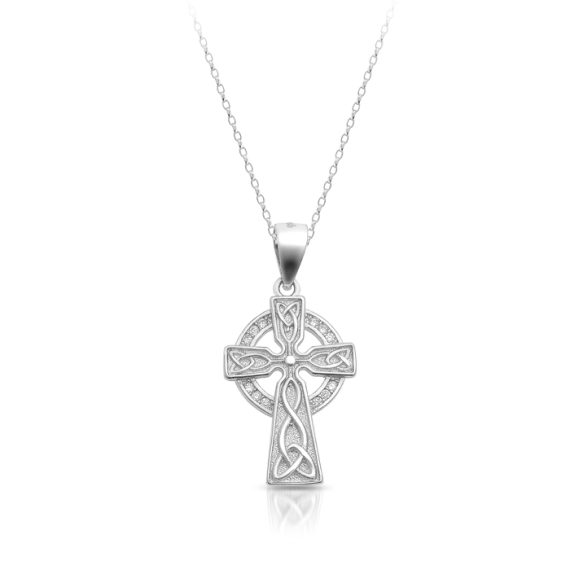 Silver Celtic Cross Pendant-SC83