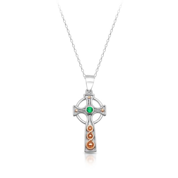 Silver Celtic Cross Pendant-SC85