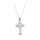 Silver Celtic Cross Pendant-SC87