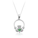 Silver Claddagh Pendant-SP75