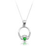 Silver Claddagh Pendant-SP77