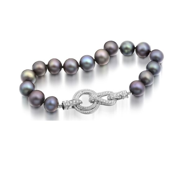 Silver Cultured Pearl Bracelet - PL53TB