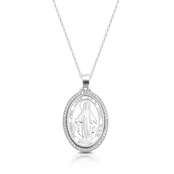 Silver Miraculous Medal-SM30