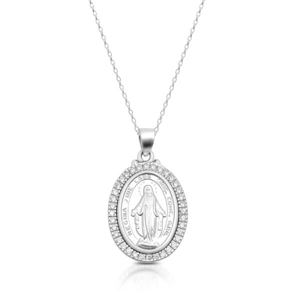 Silver Miraculous Medal-SM32
