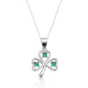 Silver Shamrock Pendant-SP90