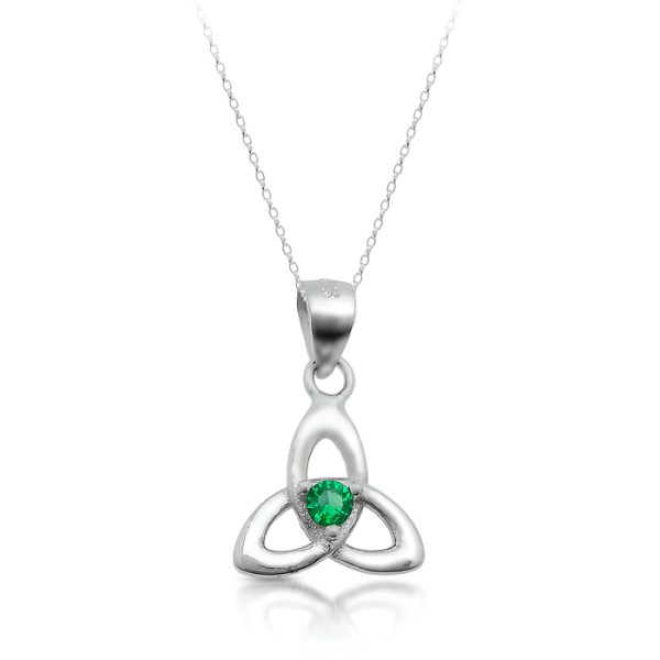 Silver Trinity knot Celtic Pendant-SP86