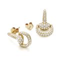 Horsebit Stud Earrings-E111