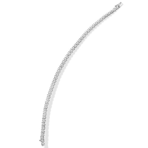 White Gold Tennis Bracelet - B35W