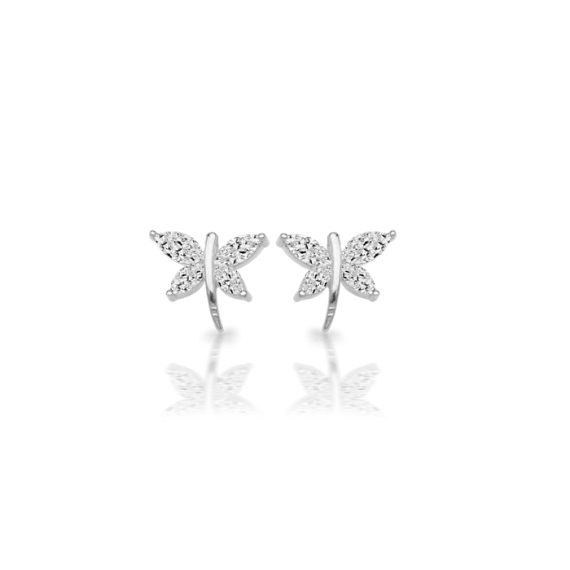 Stud Earrings-E260W